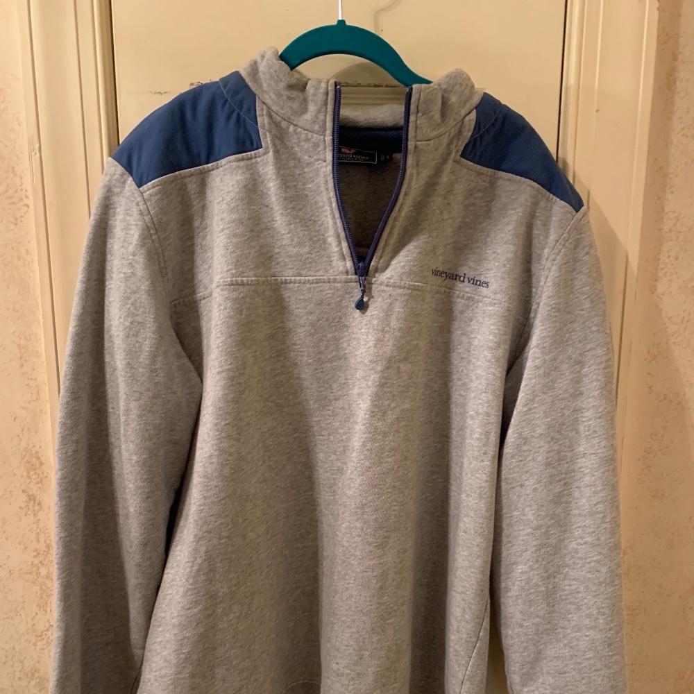 Vineyard Vines Shep Shirt sz L Blue/Grey